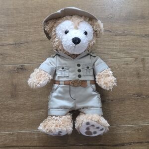 Disney Parks Duffy The Bear Safari Park Ranger Plush M 14" Kidcore Cuddle Cute